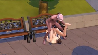 Gay Couple Engages In Sexual Activity At A Public Park Using Sims 4 Game
