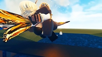 A Sexual Encounter Between Godzilla And Mothra In The Roblox Virtual World