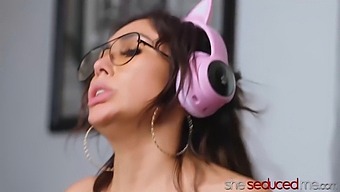 Ember Snow Entices Fellow Gamer Girl Jena Larose In A Steamy Encounter