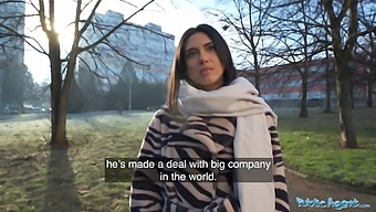 Biology Student Gets A Rough Public Cumshot On Camera