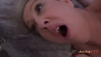 Horny Stepmom Mrs. Maggie Gets Caught By Stepbrother In High Definition