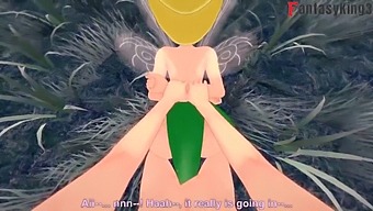 Tinker Bell Engages In Sexual Activity While Another Fairy Observes | Inspired By Peter Pan | Brief But Intense (Marked With Red)