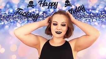 Joi Birthday Surprise With 30 Strokes To Climax