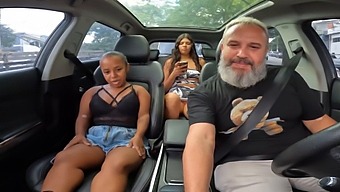 Brazilian Babe Anâzinha Takes Off Her Clothes And Engages In Risqué Behavior In A Car In São Paulo
