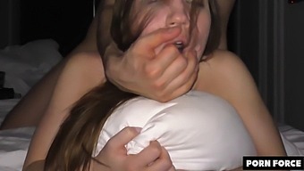 Kate Quinn, A College Coed, Screams In Ecstasy As She Gets Cummed On