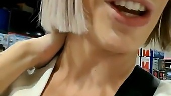 A Mature Woman Shops At The Mall And Has Anal Sex With A Young Man