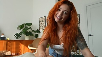 Redhead Girl Wants To Make A Sex Tape For Her Cuck Boyfriend - Sinatra Monroe
